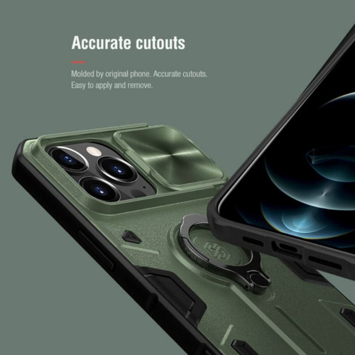 Imagen 6 de 7 de Case, Funda Nillkin Armor Camshield iPhone 13 / Pro / Max