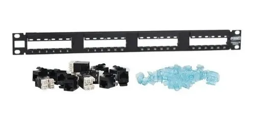 Patch Panel Para Rack De 24 Bocas Red Cat-5e Sl Commscope
