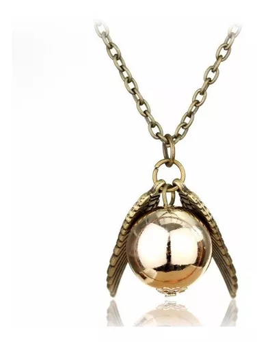 collar relicario Snitch dorada Harry Potter Always – EstoyKuku