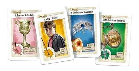 Imagem 3 de 3 de Jogo De Cartas Harry Potter Desafio Das Horcruxes Copag
