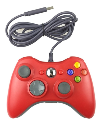 Control Para Xbox 360 Alambrico Colores Compatible Pc Laptop Cable 2 Metros