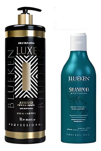 Progressiva Luxe 1l+shampoo Anti Resíduos 500ml Blueken