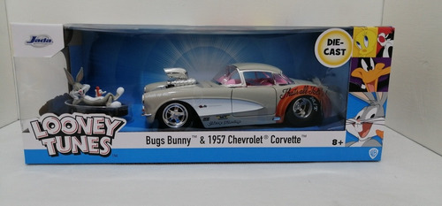 Chevrolet Corvette 1957, Escala 1/24, Bugs Bunny,  20cms 