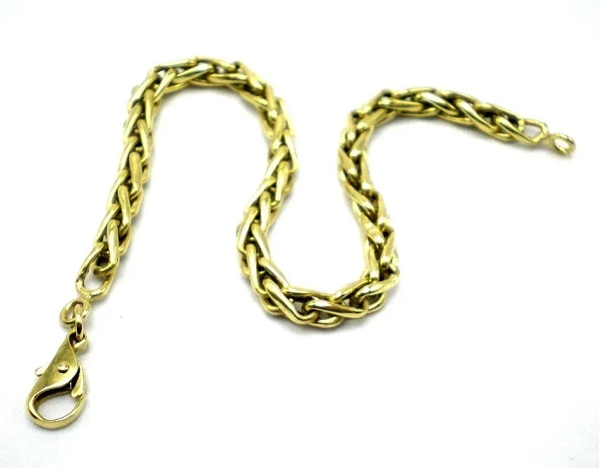 Pulsera De Oro 18 Kt Espiga 10grs