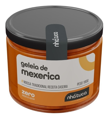 Imagem 2 de 3 de Kit 03 Geleias De Mexerica Zero Nhá Tuca - 190 G