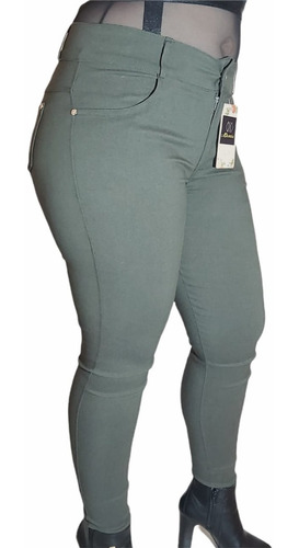 032 Pantalón Leggins Mujer Tipo Jeans Elásticados Mod 