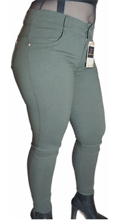 032 Pantalón Leggins Mujer Tipo Jeans Elásticados Mod 