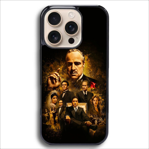 Funda Antigolpes Para Iphone Y Otros El Padrino Poster No.1 Negro Iphone 14 Plus