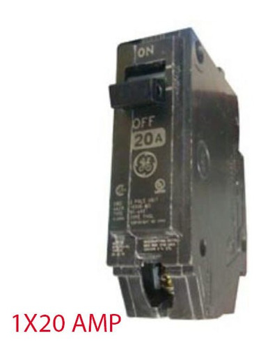 Breaker 1x20 Amperios Para Tablero Marca: General Electric