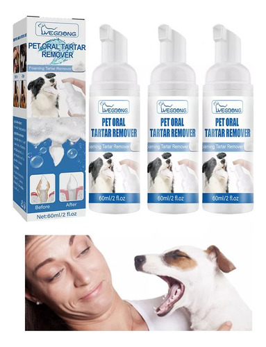 3 Pasta De Dientes Power Clean Para Gatos Y Perros