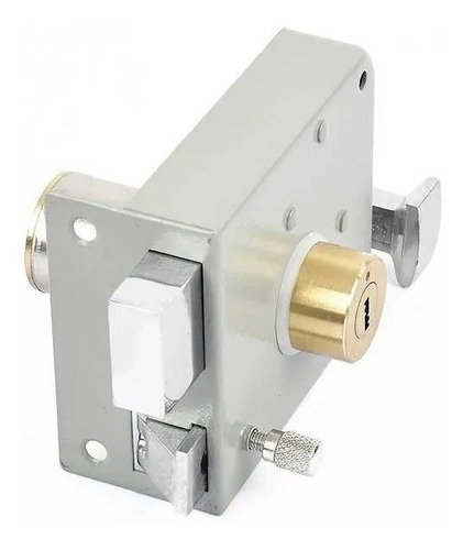 Imagen 2 de 5 de Cerradura Chapa Sobreponer Pre Armada Alta Seguridad Dexter
