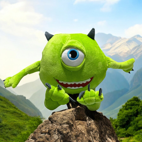 Peluche Mike Wazowski Monster Inc Monstruo Verde Un Ojo