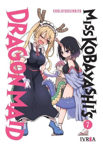 Miss Kobayashis Dragon Maid 7, De Coolkyousinnjya. Editorial Ivrea, Tapa Blanda En Español