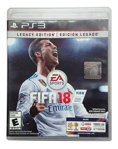 Fifa 18 Legacy Edition Ps3  