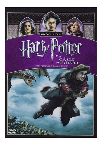Harry Potter Y El Caliz De Fuego Año 4 Cuatro Pelicula Dvd