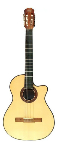 Guitarra criolla clásica La Alpujarra 86K para diestros marrón