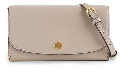 Tory Burch Robinson - Cartera Con Cadena Para Mujer, Garza G