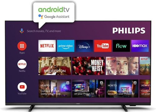 Imagen 4 de 5 de Smart TV Philips 7400 Series 50PUD7406/77 LED Android 10 4K 50" 110V/240V