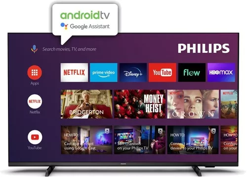 Smart TV Philips 7400 Series 50PUD7406/77 LED Android 10 4K 50