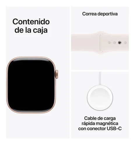 Apple Watch Series 10 Gps 46mm Aluminum Case Sport Band M/l