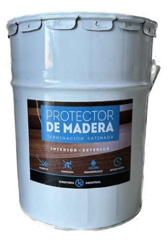 Protector De Madera K37 20 Lts Satinado 7 Colores Int-ext 