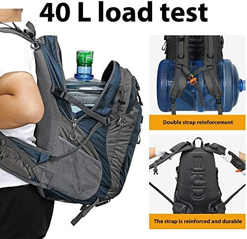 Fengdong 40l Mochila Impermeable Al Aire Libre Senderismo, C