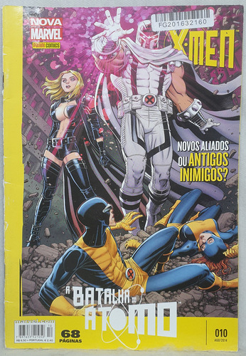 Gibi X-men - A Batalha Do Átomo 10 - Marvel Comics - Editora Panini Comics (Usado)