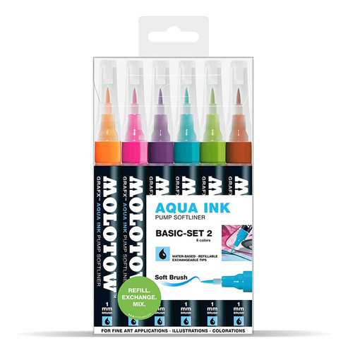 Aqua Ink Pump Softliner Basic-set 2