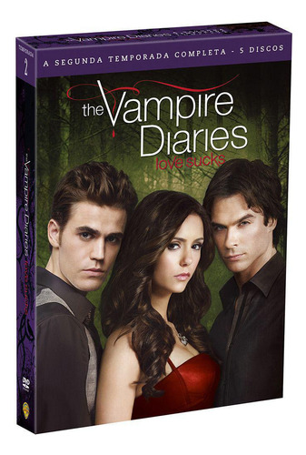 Dvd The Vampire Diaries: 2ª Temporada - (5 Discos)