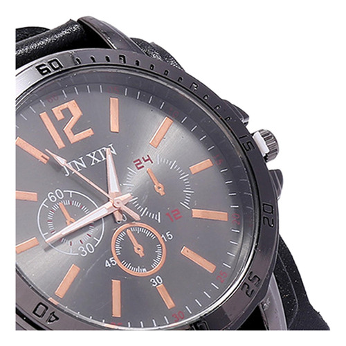 Reloj De Pulsera Para Hombre, Reloj De Cuero, Correa Ancha,