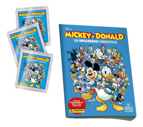 Pack De Álbum + 20 Sobres De Mickey Y Donald (panini)