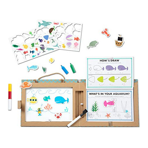 Melissa Doug Natural Play Play Draw Create Kit De Imane...