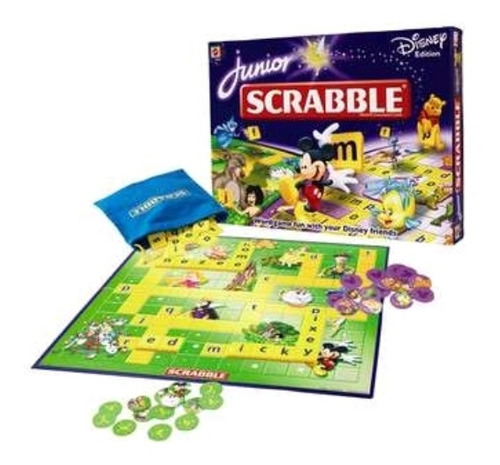 Scrabble Disney Junior Mattel 2007 8285 Español