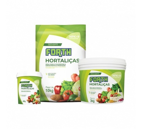 Imagem 2 de 5 de Fertilizante Forth Adubo Hortaliças - 10kg