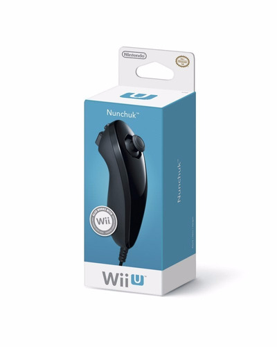 Nintendo Nunchuk Control Negro- Wii U Y Wii 100% Original