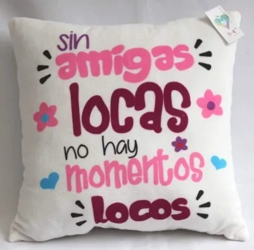 Coj n Decorativo Amiga Locas 14 Febrero San Valent n Amistad