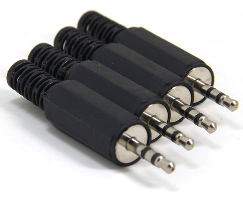 Reemplazo Ancable 4-pack Trs Male Plug 3 Poste Estereo 2.5mm