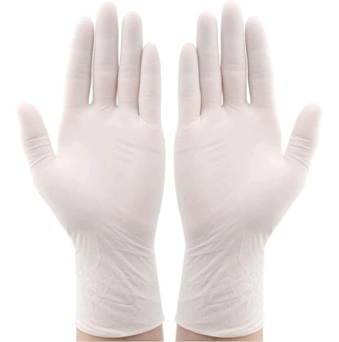 Guantes De Latex Descartable X 100u Examinacion L C/ Anmat 