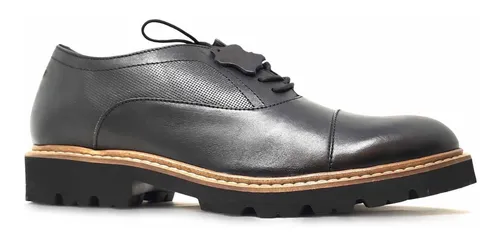 Zapato derby Negro Total para hombre