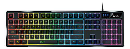 Teclado Gamer Genius Gx Scorpion K7 Usb Rgb Español Negro Español Latinoamérica