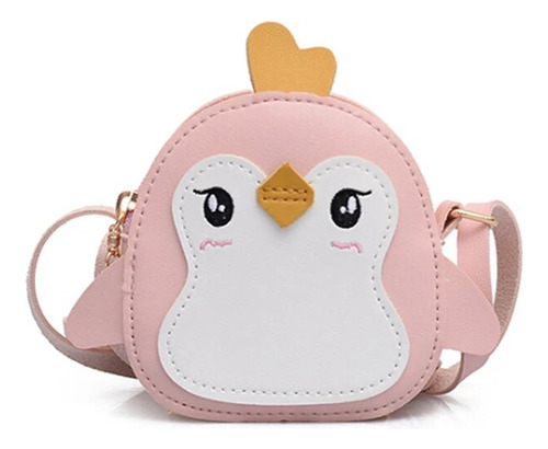 Bolso Bandolera Con Diseño De Pingüino Para Niños Y Niñas