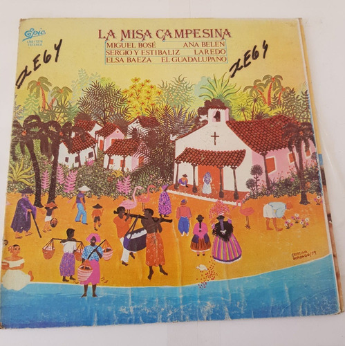 Disco Lp La Misa Campesina Miguel Bose