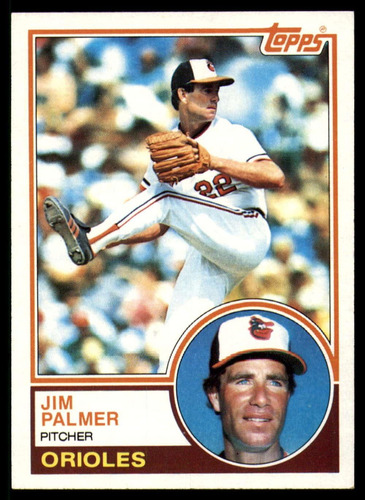 1983 Topps Baseball 490 Jim Palmer Baltimore Orioles Tarjeta