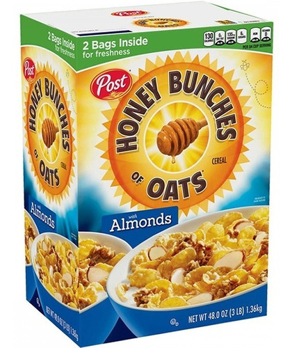 Cereal Honey Bunches Con Almendras 1.36 Kilos