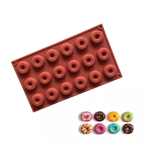 Molde Para Donuts Mini Silicón Pequeñas