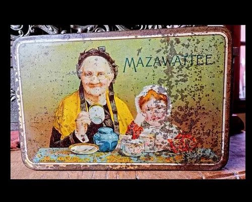 Lata Antigua Mazawattee Te Ingles Original Pulperia (Usado)