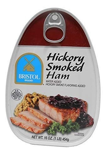 Bristol Hickory Ahumado Cocido, Jamón Enlatado - 16 Oz (paqu