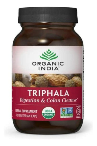 India Orgánica Triphala Cápsulas - Pure Fórmula Herbal Triph