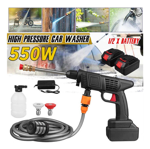 Limpiador A Presión Inalámbrico De 50 Psi Lavadora De Coches