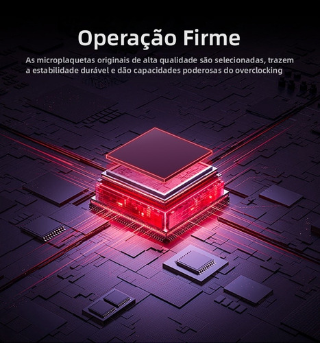 Kit Com 2x Memória Ram Para Desktop Juhor 4gb Ddr3 1600mhz